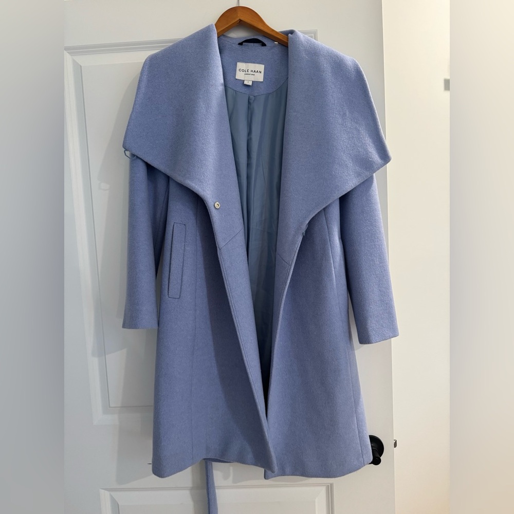 Cole Haan Women's Blue Coat